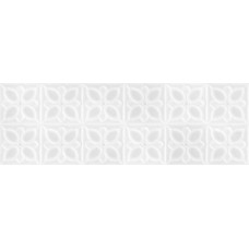 Плитка Meissen Keramik Lissabon квадраты белый рельеф 25x75 LBU053 ед.изм: 
м²