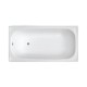 Ванна стальная WhiteWave Classic 150*75 в комплекте с белыми подставками (CL-1500)