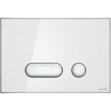 Кнопка смыва Cersanit INTERA 22.4хх15.4 для инсталляции, стекло, цвет Белый (P-BU-INT/Whg/Gl)