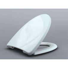 Крышка-сиденье для унитаза Haro Тинд быстросъемное стальное крепление микролифт с эксцентриком, белое (531814)