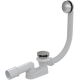 Слив-перелив Alcadrain для ванны, click/clak с заниженным сифоном, металл (A507KM-100)