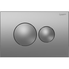 Кнопка смыва Loranto 24.6х1.4х16.5 для инсталляции, металл/пластик, цвет Хром матовый (7311)