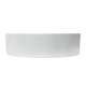 Раковина накладная Sanita Luxe Best Shelf 43х43х12 фарфор, цвет Белый (WB.CT/Best/43-C.Shelf/WHT.G/S1)