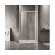 Душевая дверь Azario MILTON раздвижная 140х200, толщина полотна 6мм универсальная, цвет профиля серебро