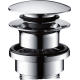 Донный клапан Hansgrohe для раковин и биде с переливом, хром (50100000)