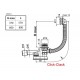Слив-перелив Ravak для ванн, CLICK CLACK 800 мм (X01472)