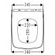 Крышка-сиденье для унитаза Haro Стайл быстросъемное стальное крепление микролифт с эксцентриком (537285)