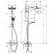 Душевая колонна Hansgrohe Crometta E 240 1jet Showerpipe с однорычажным смесителем (27284000)