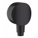 Шланговое подсоединение Hansgrohe FixFit S с клапаном обратного тока, матовый черный (26453670)