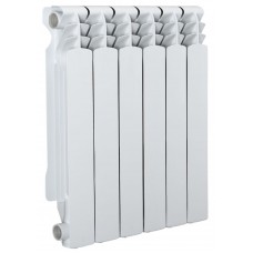 Радиатор алюминиевый AZARIO AL500/100 6 секций, белый (AL500/100/6)