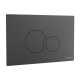 Кнопка смыва IDROSPANIA BELEN 24.6хх15.8 для инсталляции, пластик, цвет Черный матовый (30364)