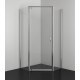 Душевое ограждение Azario DALLAS 100х100х200 хром, 5мм прозрачное стекло