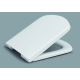 Крышка-сиденье для унитаза Haro Данте быстросъемное стальное крепление микролифт с эксцентриком, белое (534526)