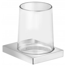 Хрустальный стакан с держателем Keuco Edition 11, хром (11150009000)