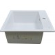 Кухонная мойка AZARIO Litos 570x505x200 искусственный мрамор, цвет Белый лед (CS00078322)