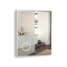 Зеркало LORANTO Лайт-эконом 600х800, увеличительное зеркало, фацет, горизонтальное/вертикальное крепление