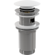 Донный клапан для раковины Alcadrain clik/clack 5/4, с переливом, хром (A390)