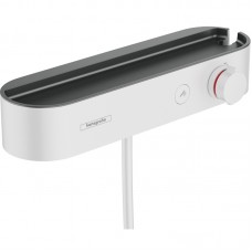 Термостатический смеситель для душа HANSGROHE ShowerTablet Select 400, белый матовый (24360700)
