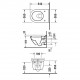 Унитаз Duravit Starck 3 подвесной без крышки-сиденья, белый (2225090000)