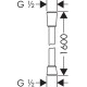 Душевой шланг Hansgrohe Isiflex 1,60 м, 1/2, матовый белый (28276700)