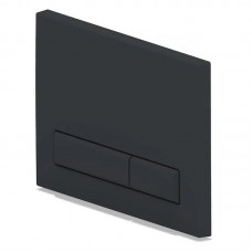 Кнопка смыва Ани Пласт 22х3х15 для инсталляции, ABS пластик, цвет Черный (WP1430)