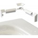 Бордюр для ванны K Studio П-образный (2 вида заглушек в наборе), ширина 15 мм
