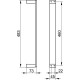 Полотенцедержатель вертикальный Keuco Edition 11 для 6 гостевых полотенец, хром (11170010000)
