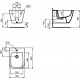 Бачок для унитаза Ideal Standard i.life S угловой, нижняя подводка, 4,5/3 л (T520101)