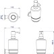 Дозатор жидкого мыла Azario FORNY f92a60a8-6c60-11e7-ab6d-0cc47a229781,
Хром (AZ-88312)