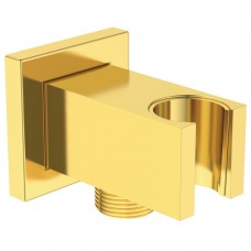Держатель душевой лейки Ideal Standard IDEALRAIN с подключением 1/2", кубический дизайн, золото (BC771A2)