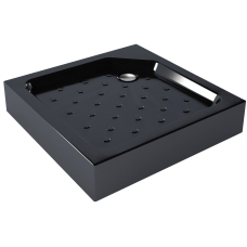 Душевой поддон Метакам Universal Black N 900х900 квадрат, акриловый, черный (CS00081552)