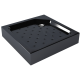 Душевой поддон Метакам Universal Black N 900х900 квадрат, акриловый, черный (CS00081552)