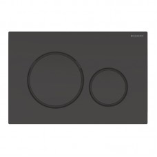 Кнопка смыва Geberit SIGMA 24.6х1.2х16.4 для инсталляции, пластик, цвет Черный (115.882.DW.1)