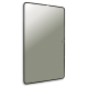 Зеркало AZARIO INCANTO 600х1000 сенсорный выключатель, подсветка с диммером, цвет черный (LED-00002538)