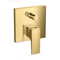 Смеситель для ванны Metropol, однорычажный, с рычаговой рукояткой, полированное золото Hansgrohe 32545990