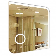 Зеркало AZARIO Golden 700х700 влагостойкое с подсветкой и подогревом, сенсорный выключатель (CS00084316)