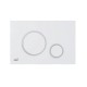 Кнопка смыва alcadrain 25х3.6х17 для инсталляции, пластик, цвет Белый (M776)