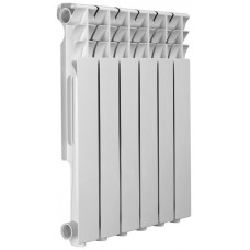 Радиатор алюминиевый AZARIO AL500/80 6 секций, белый (AL500/80/6)