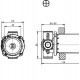 Скрытая часть для смесителя Bravat Arc, Черный матовый (D999BW-ENG)
