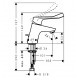 Смеситель da55c547-5369-11ec-abfb-b4969155a524 Hansgrohe Focus Керамический картридж со сливным гарнитуром (31910000)