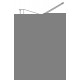 Душевая перегородка LORANTO Walk-in 120х200 регулируемый кронштейн 80-100, прозрачное стекло 8 мм, профиль хром (CS-L1020 120)