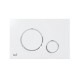 Кнопка смыва alcadrain 24.7х5.5х16.5 для инсталляции, пластик, цвет Белый (M770)