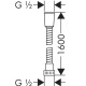 Душевой шланг Hansgrohe Isiflex 1.6м с регулировкой напора воды, хром (28248000)