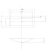 Раковина мебельная AQUATON Премьер М 120х45х17, литьевой мрамор, цвет Белый (1A70483KPR010)