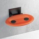 Сиденье для душевой кабины Ravak OVO-P Orange/Black (B8F0000044)