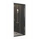 Душевая дверь Ravak Blix распашная 100х190, толщина полотна 6мм универсальная, цвет профиля сатин