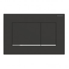 Кнопка смыва Geberit SIGMA 24.6х1.2х16.4 для инсталляции, пластик, цвет Черный (115.883.14.1)