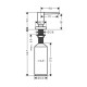 Дозатор жидкого мыла Hansgrohe Logis Classic 6bb76d4b-58f8-11ec-abfb-b4969155a524,
Хром (40448000)