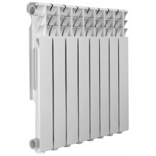 Радиатор алюминиевый AZARIO AL500/80 8 секций, белый (AL500/80/8)