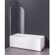 Шторка для ванны Loranto SUNWAY 65х120 цвет профиля хром (CS-F01 120*65)